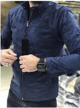 Load image into Gallery viewer, Velour Zippered Jacket