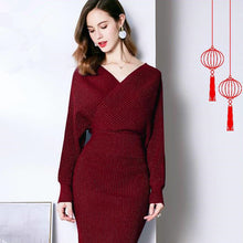 Load image into Gallery viewer, Two- PC Sweater with Long Slim Skirt