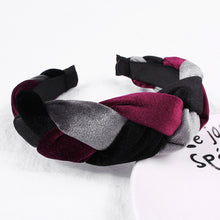 Load image into Gallery viewer, Braided Velvet Headband