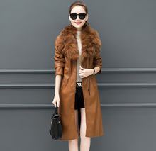Load image into Gallery viewer, Fur Collar Cardigan Coat