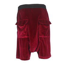 Load image into Gallery viewer, Velour Relaxed Athletic Shorts