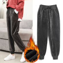 Load image into Gallery viewer, Thick Lined Fleece Autumn Joggers