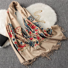 Load image into Gallery viewer, Nepal Style Embroidered Scarf