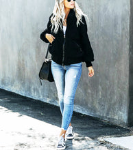 Load image into Gallery viewer, Lamb velvet zip casual jacket