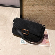 Load image into Gallery viewer, Corduroy Shoulder Bag