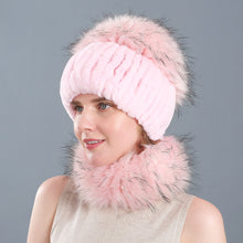 Load image into Gallery viewer, Super Soft Fuzzy Hat & Scarf Set