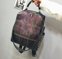 Load image into Gallery viewer, Retro Soft Textured Backpack