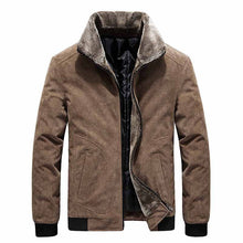 Load image into Gallery viewer, Casual Corduroy Fur Lined Jacket