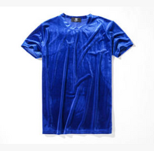 Load image into Gallery viewer, Velour Short-Sleeved T-shirt