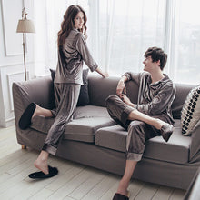 Load image into Gallery viewer, Velour Couples Pajamas