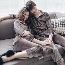 Load image into Gallery viewer, Velour Couples Pajamas