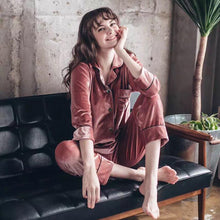 Load image into Gallery viewer, Velour Couples Pajamas