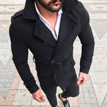 Load image into Gallery viewer, Double-breasted Casual Wool Coat