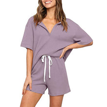 Load image into Gallery viewer, Casual Short Romper Set