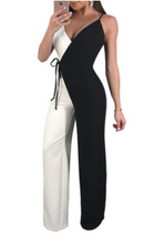 Load image into Gallery viewer, Color Blocked Wide Leg Jumpsuits