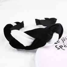 Load image into Gallery viewer, Braided Velvet Headband