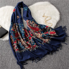 Load image into Gallery viewer, Nepal Style Embroidered Scarf