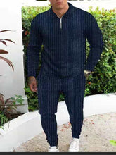 Load image into Gallery viewer, Casual Striped Pant Suit