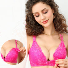 Load image into Gallery viewer, Lace & Cotton Nursing Bra