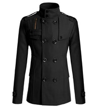 Load image into Gallery viewer, Wool Double Breasted Trench Coat