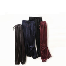Load image into Gallery viewer, Velour Casual Warm Trousers