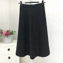 Load image into Gallery viewer, Brushed Velour High Waisted Skirt