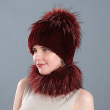 Load image into Gallery viewer, Super Soft Fuzzy Hat & Scarf Set