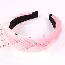 Load image into Gallery viewer, Braided Velvet Headband