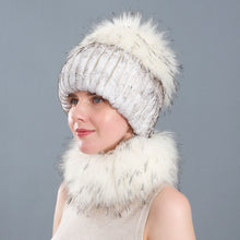 Load image into Gallery viewer, Super Soft Fuzzy Hat & Scarf Set