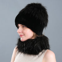 Load image into Gallery viewer, Super Soft Fuzzy Hat & Scarf Set