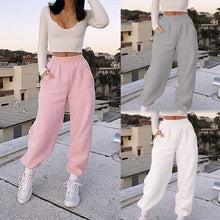 Load image into Gallery viewer, Casual Soft Fleece Sweat Pants