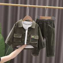 Load image into Gallery viewer, Autumn Boys 3-PC Corduroy Suit