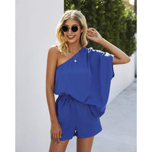 Load image into Gallery viewer, One Shoulder Loose Fit Romper