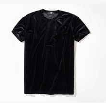 Load image into Gallery viewer, Velour Short-Sleeved T-shirt
