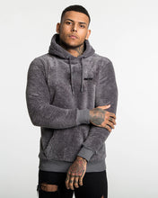 Load image into Gallery viewer, Warm Velour Hooded Shirt