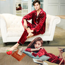 Load image into Gallery viewer, Velour Couples Pajamas