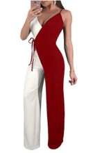 Load image into Gallery viewer, Color Blocked Wide Leg Jumpsuits