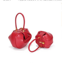 Load image into Gallery viewer, Leather Retro French Niche Design Handbags