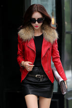 Load image into Gallery viewer, Fitted Casual Fur Collar Jacket