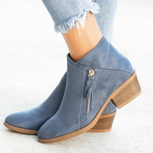 Load image into Gallery viewer, Suede Ankle Boots