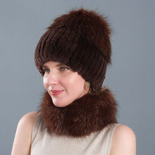 Load image into Gallery viewer, Super Soft Fuzzy Hat & Scarf Set