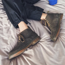 Load image into Gallery viewer, Suede Casual Laced Boots