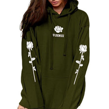 Load image into Gallery viewer, Rose Accented Oversized Sweatshirt