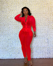 Load image into Gallery viewer, Vibrant Sheer Pant Suit