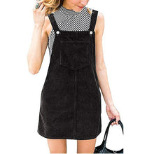 Load image into Gallery viewer, Classic Corduroy Solid Color Dress