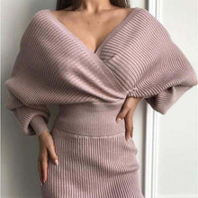 Load image into Gallery viewer, Two- PC Sweater with Long Slim Skirt