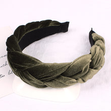 Load image into Gallery viewer, Braided Velvet Headband