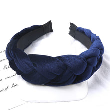 Load image into Gallery viewer, Braided Velvet Headband