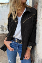 Load image into Gallery viewer, Rivet Accented Pocket Shirt