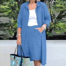 Load image into Gallery viewer, Cardigan Casual Short Pant Set